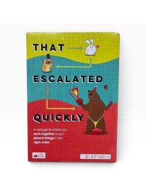 That Escalated Quickly Party Card Game by Exploding Kittens New Sealed